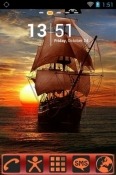 Pirate Ship Go Launcher Oppo Find X6 Theme