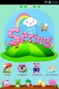 Spring Go Launcher Samsung Galaxy Note FE Theme