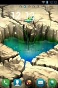 Pond Heart Go Launcher Asus Zenfone 2 Theme