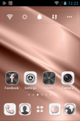 Rosegold Go Launcher Honor 3X G750 Theme