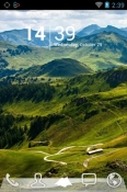 Mountains Go Launcher Xiaomi Redmi 10X Theme