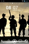 Military Go Launcher Xiaomi Poco M2 Reloaded Theme