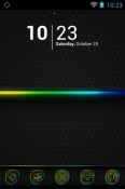 Neon Go Launcher Sony Xperia XZs Theme