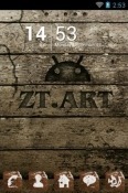 ZT Wood Go Launcher Android Mobile Phone Theme