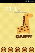 Giraffe Go Launcher BLU S91 Theme