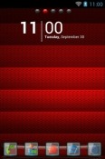 Red Experia Go Launcher Gionee Pioneer P3S Theme