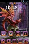 Dragon Lord Go Launcher Plum Optimax 13 Theme