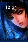 Cute Fantasy Girl Go Launcher HTC Desire 816G dual sim Theme