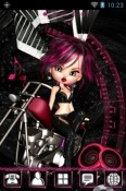Rockin Girl Go Launcher iBall Andi4 IPS Velvet Theme