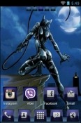Catwoman Vs Batman Go Launcher Prestigio MultiPhone 5300 Duo Theme