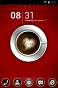 Coffe With Love Go Launcher Oppo A31 Theme