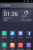 The Night Hola Launcher Plum Trigger Z104 Theme