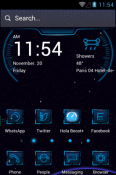 Off To Space Go Launcher HTC One V Theme
