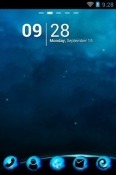 Blue Planet Go Launcher Android Mobile Phone Theme