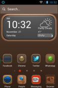 Luxury Hola Launcher HTC One V Theme