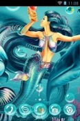 Mermaid Theme CLauncher Sony Xperia Tablet S Theme