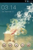 Heavenly Abstraction CLauncher Sony Xperia Tablet S Theme