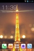 Night View Of Paris CLauncher Samsung Galaxy Rugby Pro I547 Theme