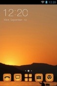 Sunset CLauncher Sony Xperia XZ2 Premium Theme