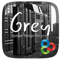 Grey Go Launcher Samsung Galaxy F41 Theme