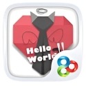 HelloWorld Go Launcher Archos 50 Cobalt Theme