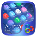 Aurora Go Launcher QMobile Noir X2i Theme