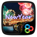 New Year Go Launcher Asus PadFone mini 4G (Intel) Theme