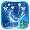 Blue Crystal Go Launcher Vivo Y58 Theme