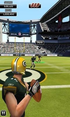 NFL Flick Quarterback Android Game Image 1