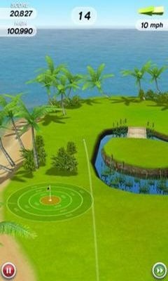 Flick Golf Android Game Image 1