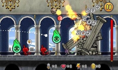 Princess Punt. Kicking My Hero Android Game Image 2