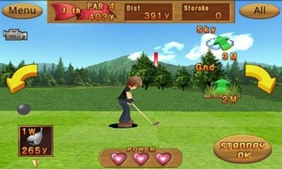 Cup! Cup! Golf 3D! Android Game Image 1