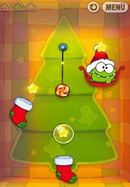 Cut the Rope Holiday Gift iOS Game Image 1