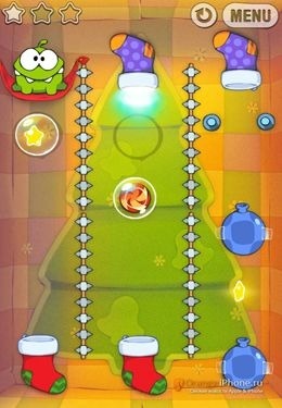Cut the Rope Holiday Gift iOS Game Image 2