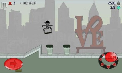 Stickman Skater Pro Android Game Image 2