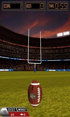 3D Flick Field Goal Android Game Image 1