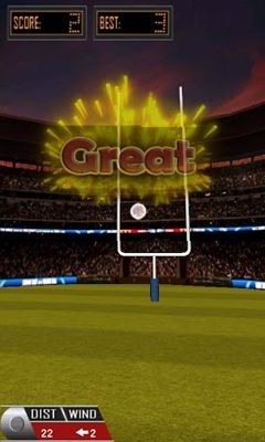 3D Flick Field Goal Android Game Image 2