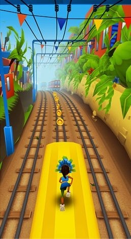 Subway surfers: World tour Rio Android Game Image 1