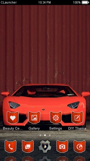 Lamborghini CLauncher Android Theme Image 1