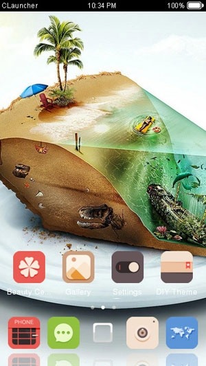 Nature CLauncher Android Theme Image 1