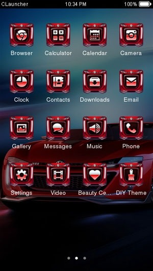 Volkswagen GTI CLauncher Android Theme Image 2