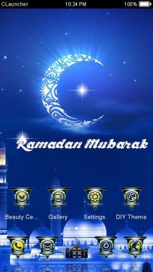 Ramadan Mubarak CLauncher Android Theme Image 1