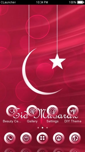 Eid Mubarak CLauncher Android Theme Image 1