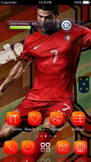 Cristiano Ronaldo CLauncher Android Theme Image 2