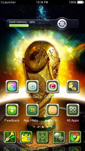 The Brazil World Cup CLauncher Android Theme Image 2
