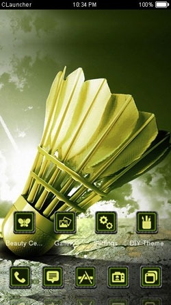 Badminton Cock CLauncher Android Theme Image 1