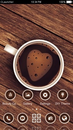 Coffee CLauncher Android Theme Image 1