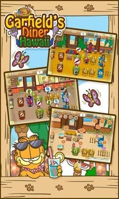 Garfield&#039;s Diner Hawaii Android Game Image 1