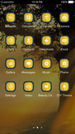Morning Light CLauncher Android Theme Image 2
