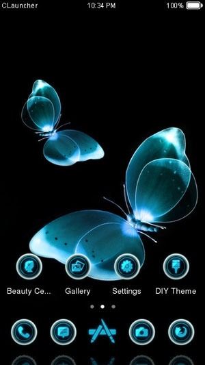 Butterfly CLauncher Android Theme Image 1